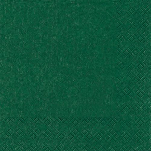 20 Cocktailservietten Modern Colours dark green 25x25cm