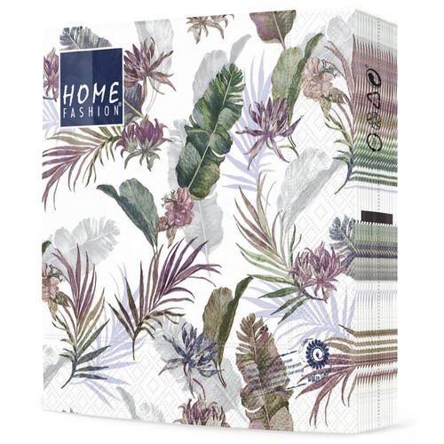 20 Servietten Tropical Dream Tropische Blätter fallen herab 33x33cm