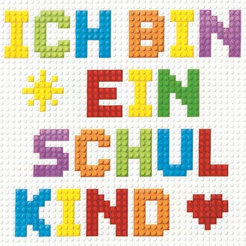 20 Servietten Schulkind 33x33cm