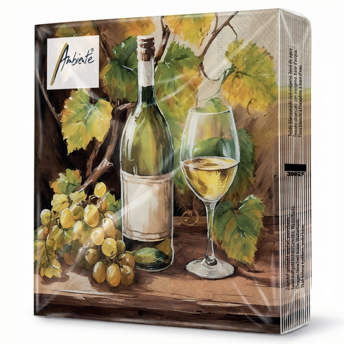 20 Servietten Wine and Grapes