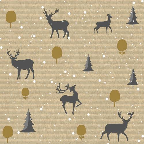 20 Servietten Deer Forest 33x33cm