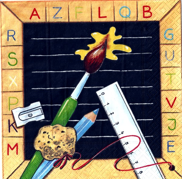 RP 20 Servietten ABC 33x33cm