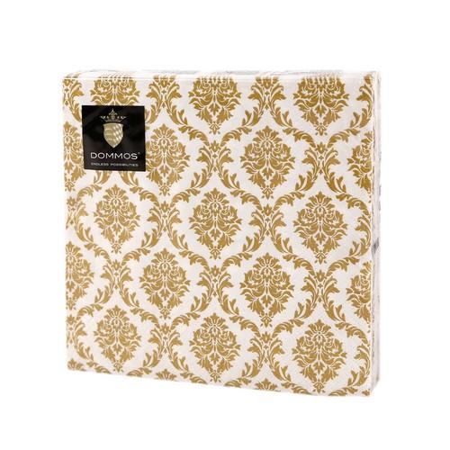 20 Servietten Elegant gold II - Elegante Ornamente gold 33x33cm