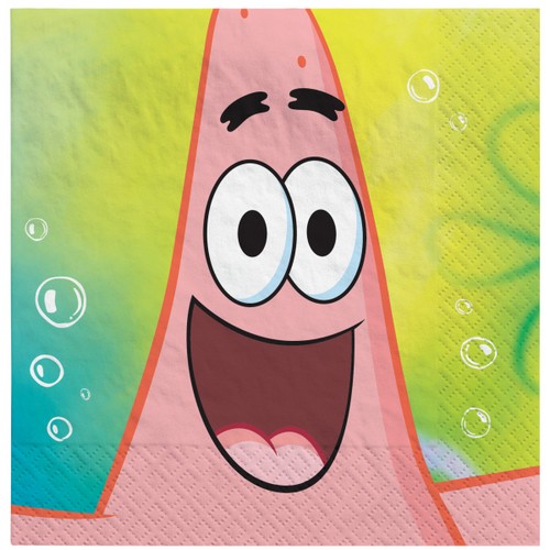 16 Servietten SpongeBob - Unterwasser 33x33cm