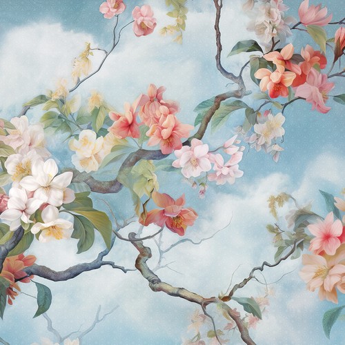 20 Servietten Equador - Himmlische Blumen 33x33cm