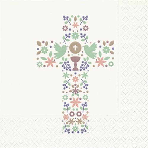 20 Servietten The Cross - Religiöses Kreuz 33x33cm