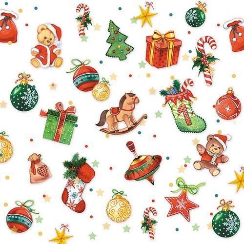 20 Servietten Tree Decorations – Weihnachtliche Kleinigkeiten 33x33cm