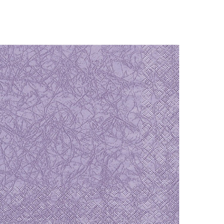 20 kleine Cocktailservietten Modern Colours lilac - flieder 25x25cm