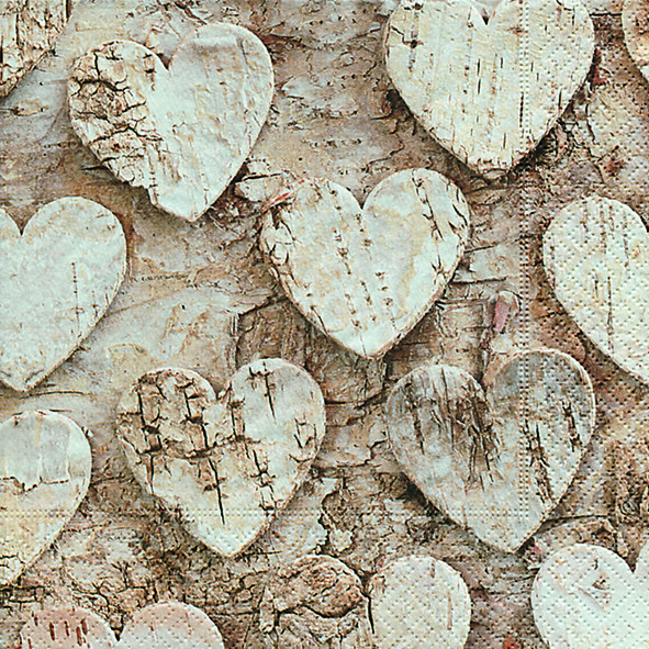 Servietten Lovely Birch 33x33cm