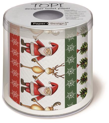 Toilettenpapier Rolle bedruckt Together - Gemeinsam