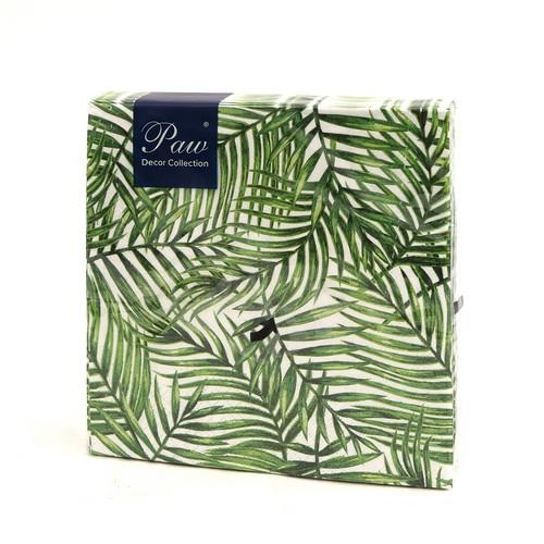 Papierservietten Palmenblätter grün