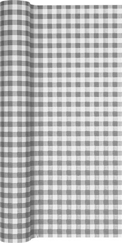 Tischläufer Karo grau 490x40cm