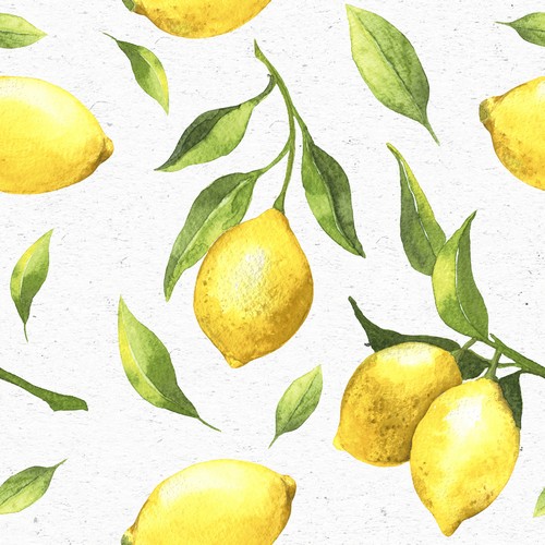 20 Servietten Citrus - Zitronen 33x33cm