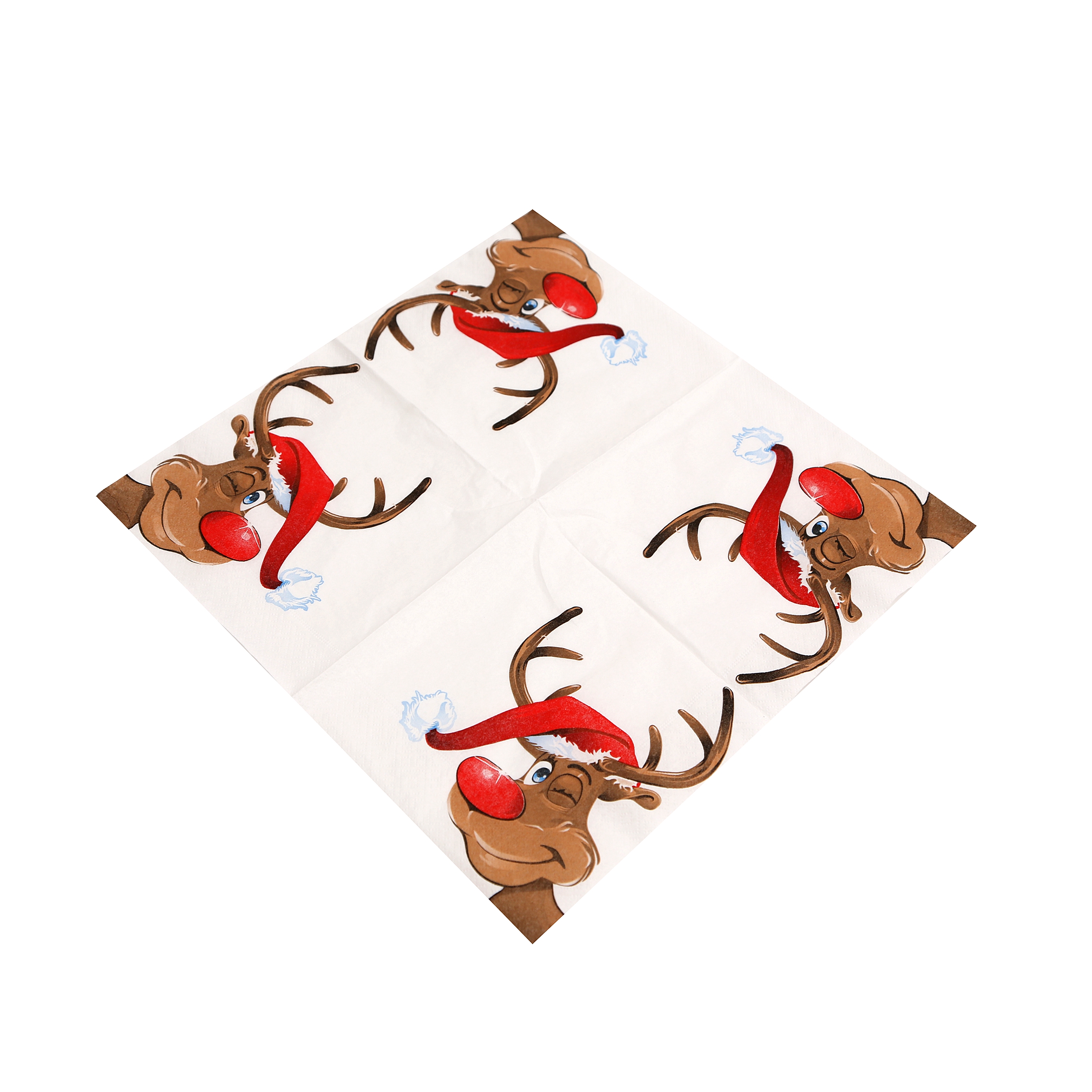 Motivservietten Rudolph