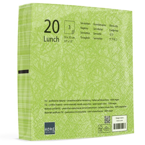 21L021-servietten-gr-n-einfarbig 20 Servietten Modern Colours grün 33x33cm