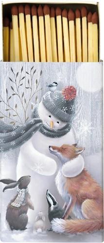 Kaminhölzer 45er Box Frosty Hug – Schneemann umarmt alle 11x6,3cm
