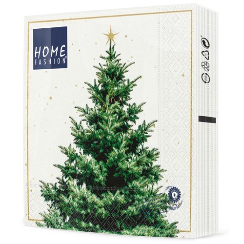 20 Servietten Fir Tree - Festlicher Weihnachtsbaum 33x33cm