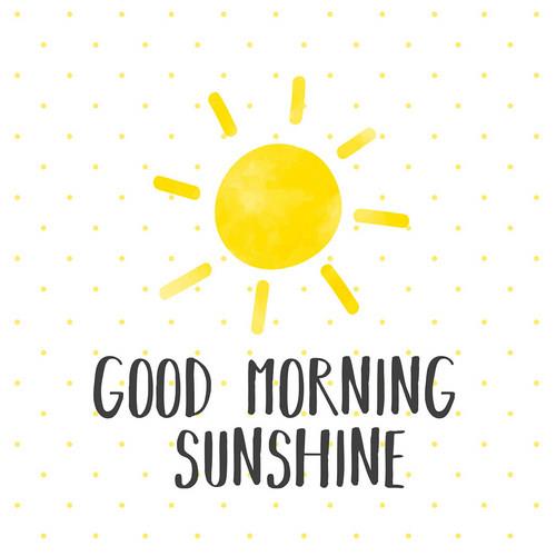 20 Servietten Good Morning S. - Sonnenschein 33x33cm
