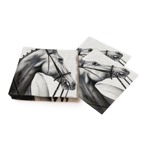 20 Servietten Elegant Horse - Schönheit des Pferdes 33x33cm