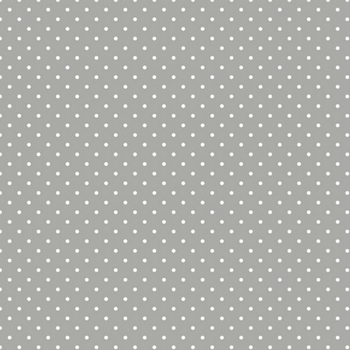 20 Servietten White Dots on grey - Kleine weiße Punkte auf grau 33x33cm