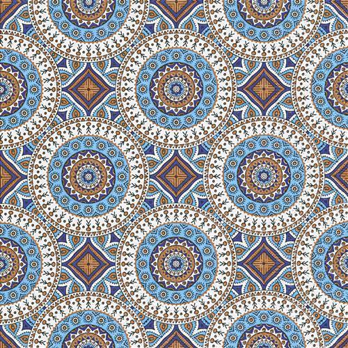 20 Servietten Ethno - Antike Kreise 33x33cm