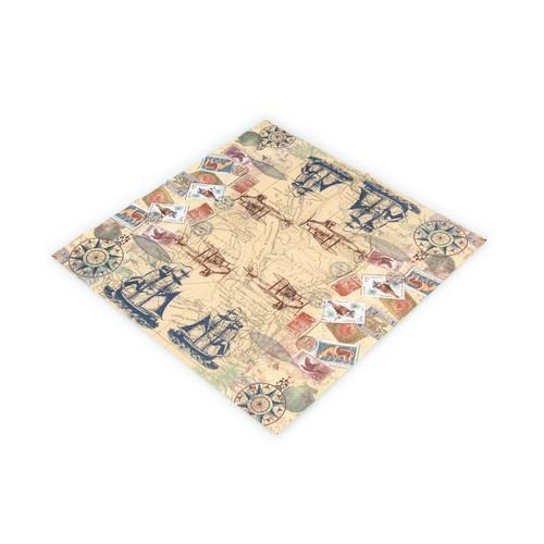 20 Servietten Around the world - Um die Welt 33x33cm