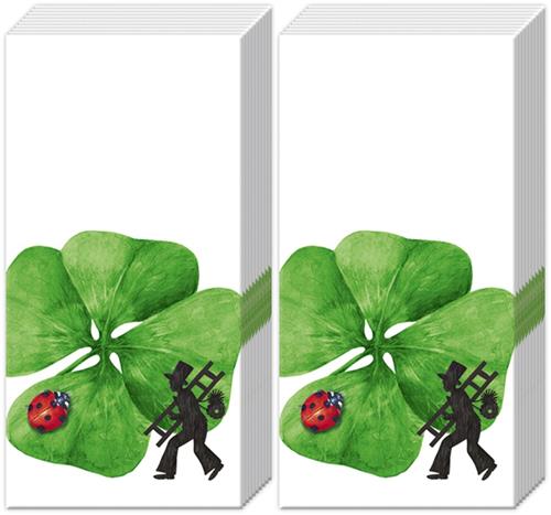 2x 10 Taschentücher Good Luck to you – Glücksbringer