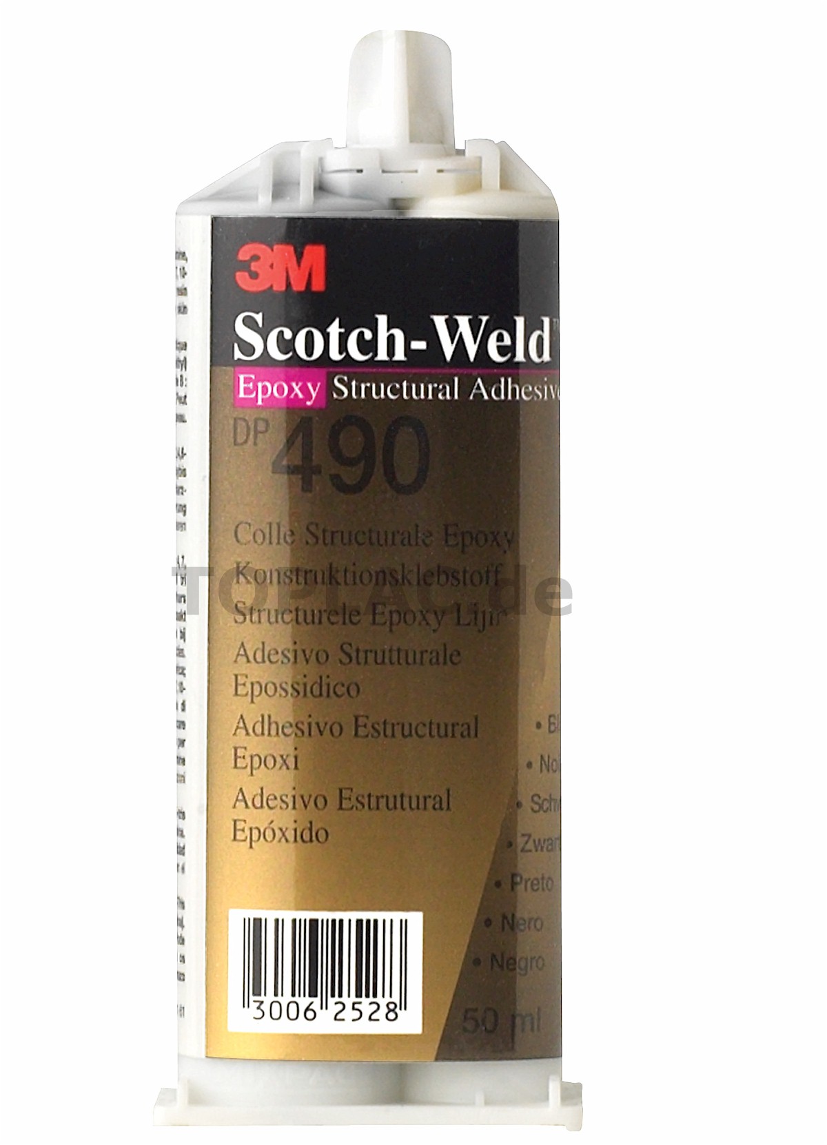 3M Scotch-Weld Konstruktionsklebstoff DP490 ohne Mischdüse