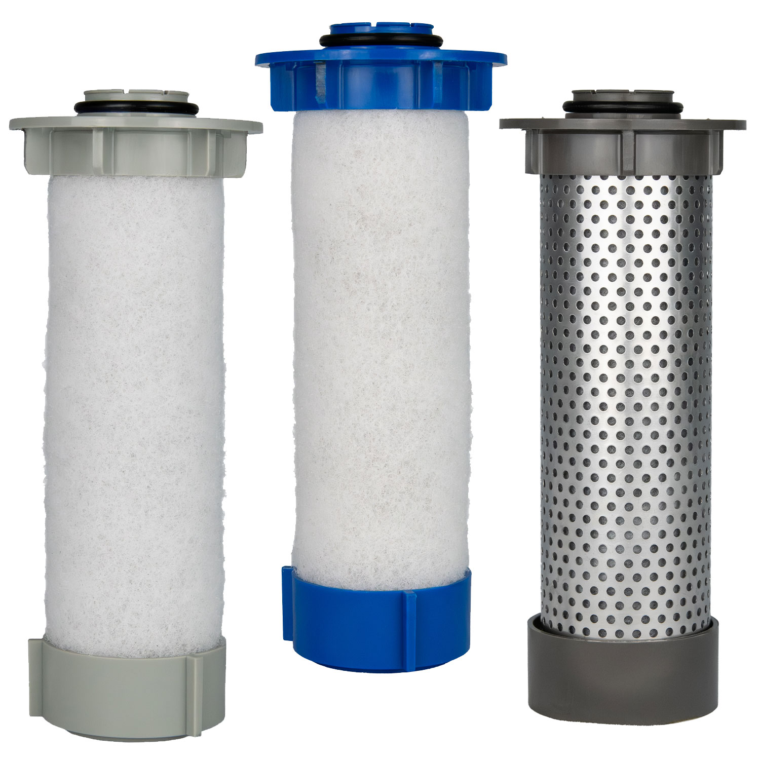 Anest Iwata Luftfilter Set 3 Filter für 2.0 Junior Vor-, Fein- und Aktivkohlefilter DE12006