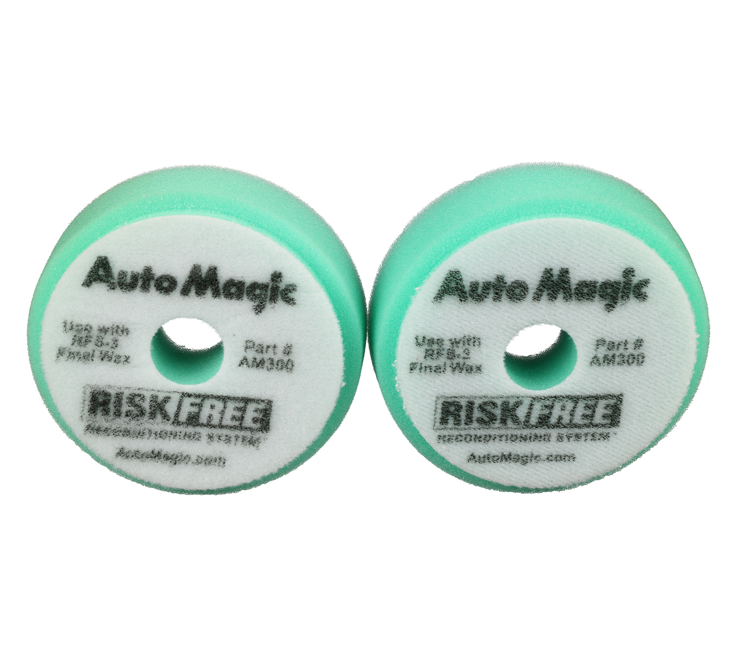Risk-Free Polierteller mit Klett grün