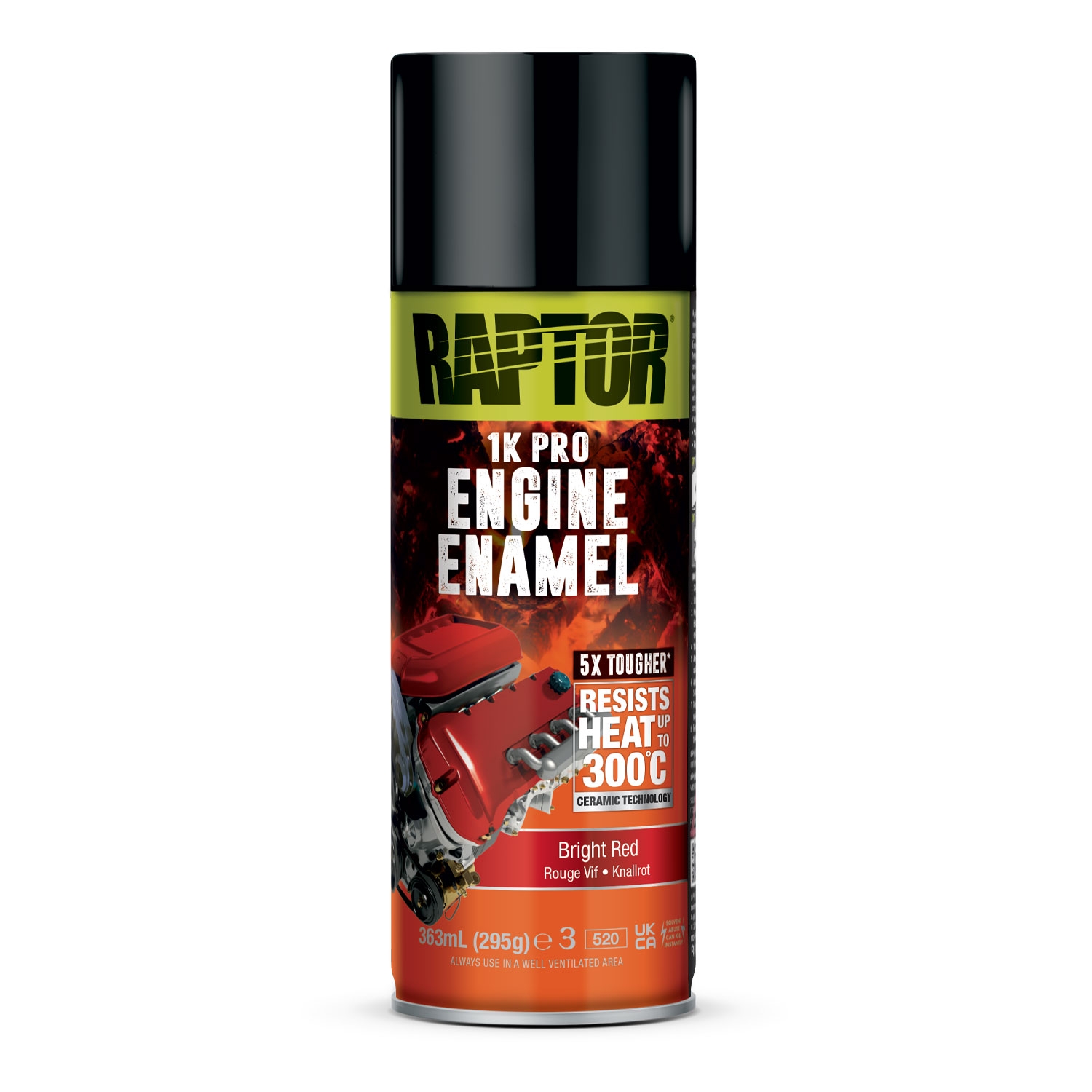 RAPTOR Engine Enamel Motorlack 300°C verschiedene Farben