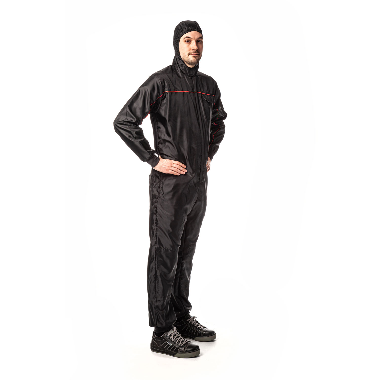 AIRMASTER PRO Lackieroverall - Schwarz