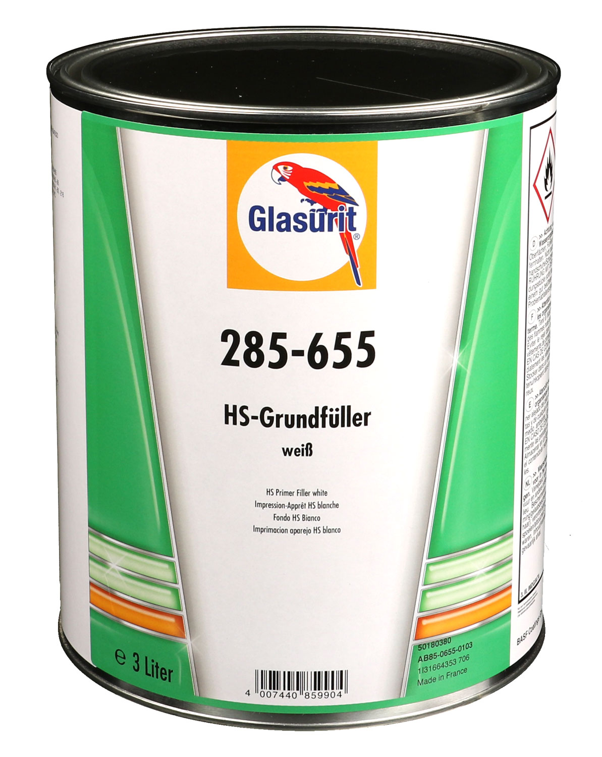 Glasurit HS-Grundierfüller 285-655 weiß