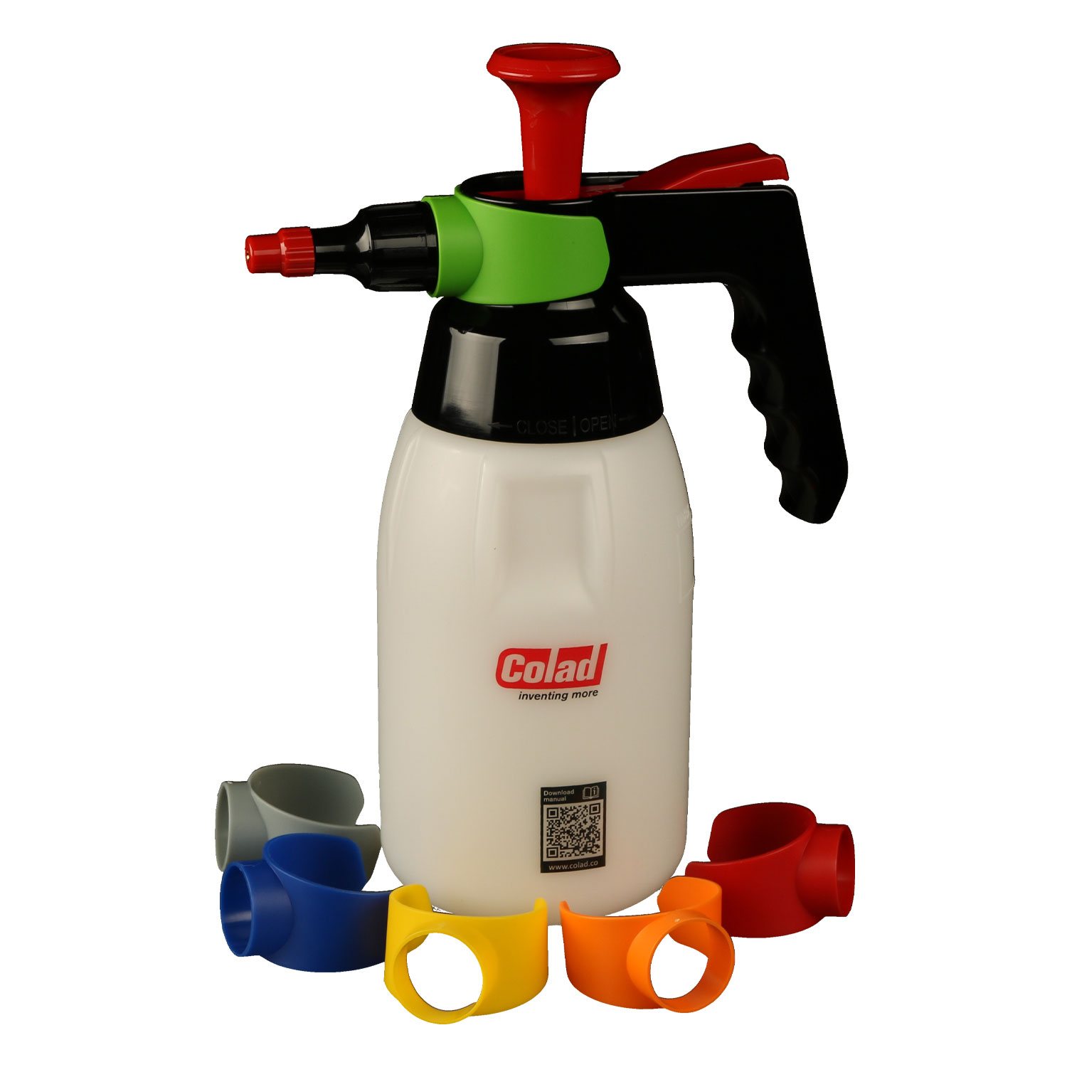 Colad Druckpumpsprüher - System mit Farbringen