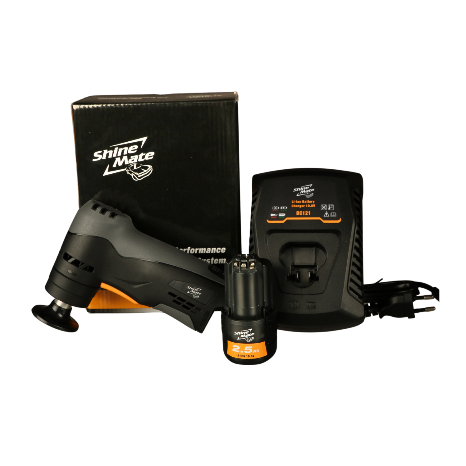 Shine Mate Roloc Akkuschleifer EB202A 10,8V inkl. Akku & Ladegerät