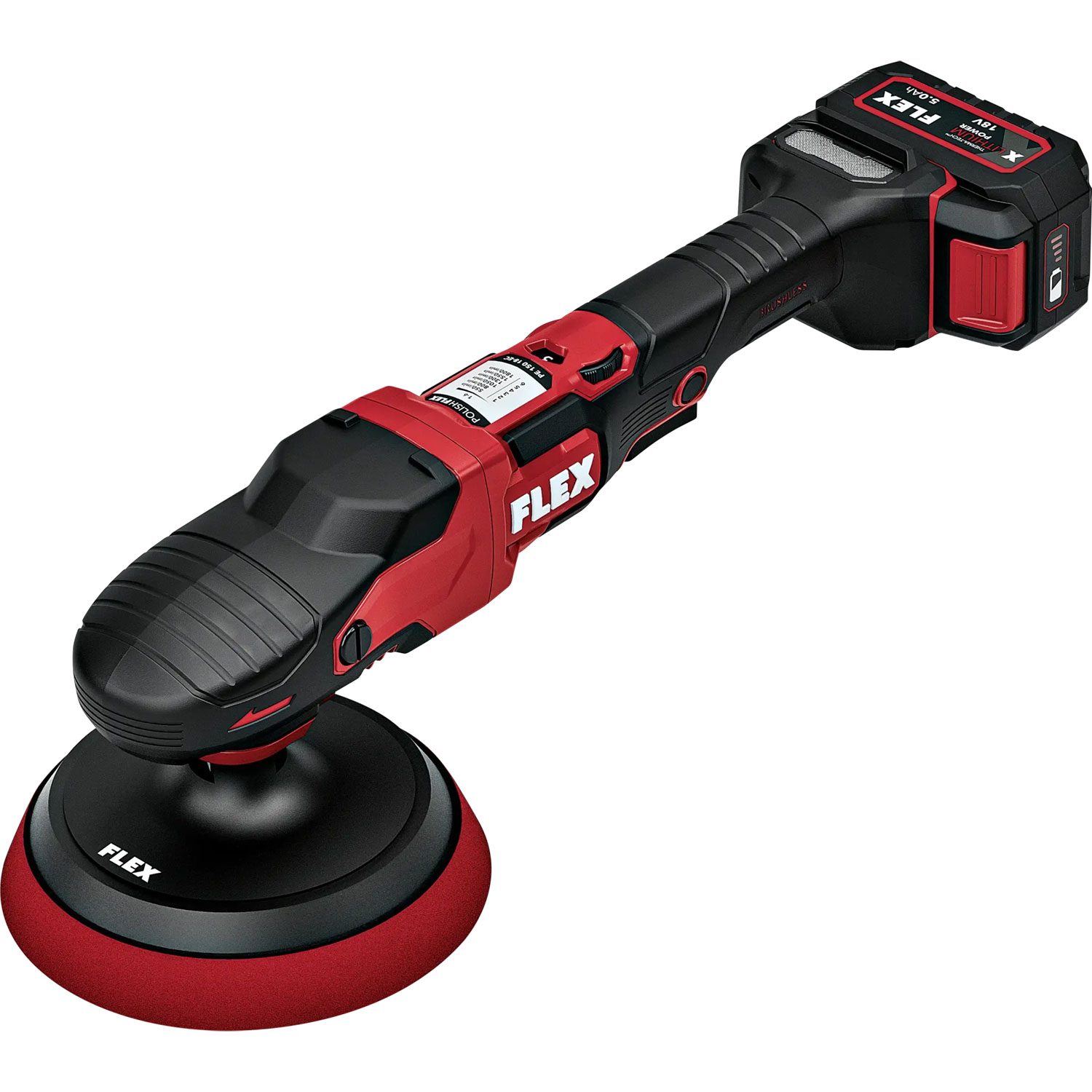 FLEX Akku Polierer PE 150 18.0EC/5,0 SET im Karton mit Akku 533019