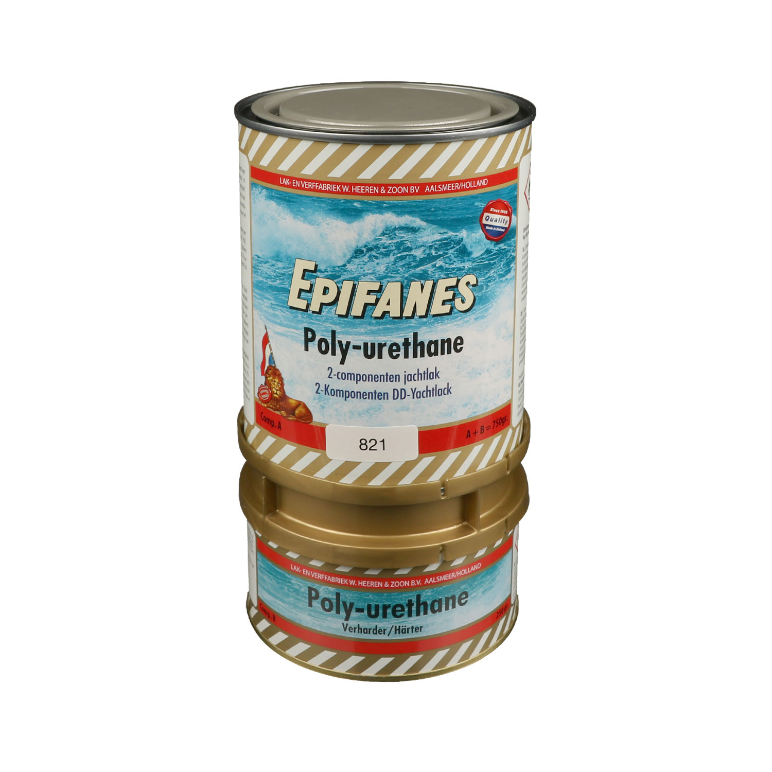 Epifanes Poly-urethane 2K-Lack E4-821 Dunkelgrau