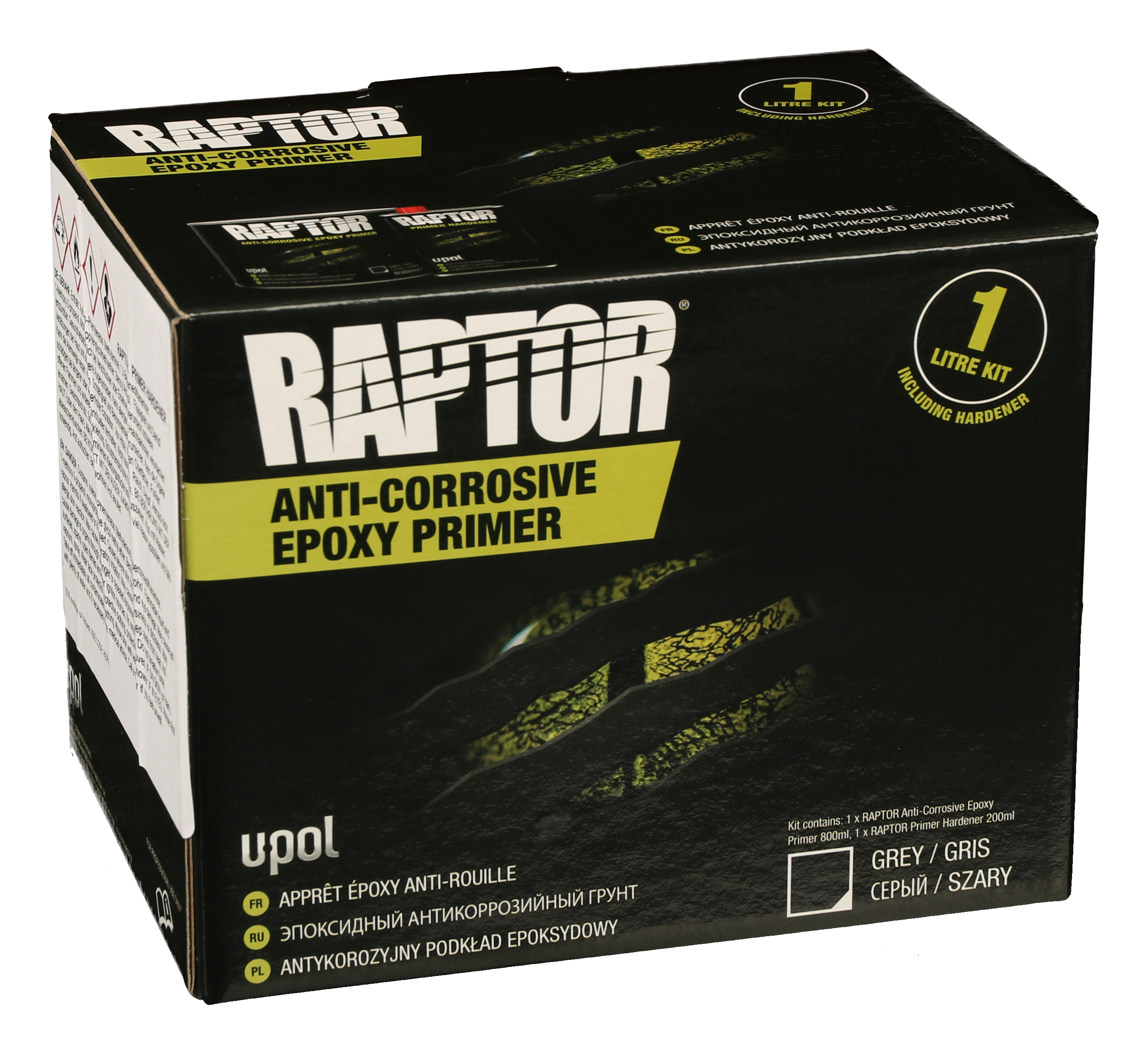 U-POL Raptor Anti-Corrosive Epoxy Primer Set inkl. Härter