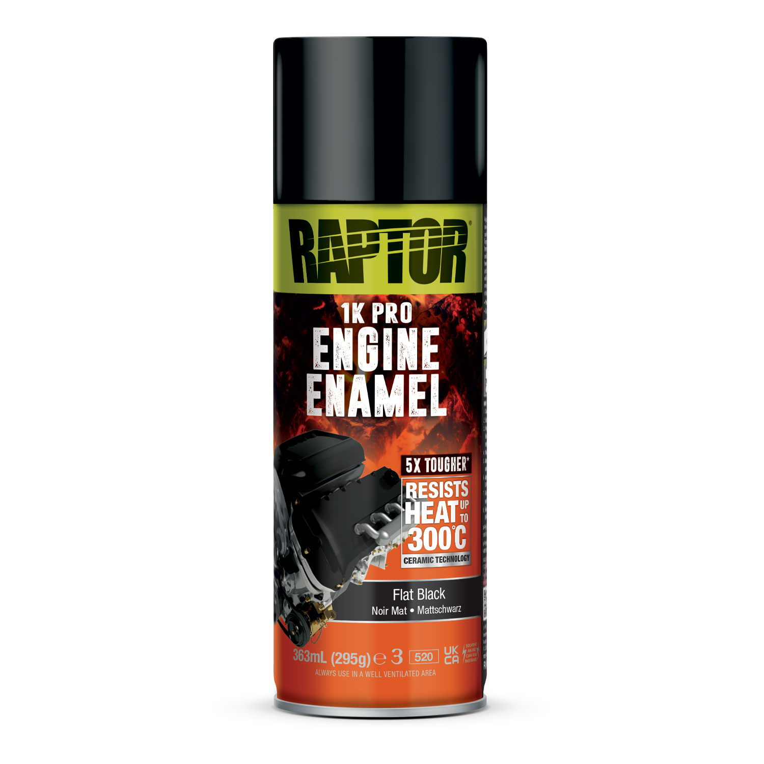 RAPTOR Engine Enamel Motorlack 300°C verschiedene Farben