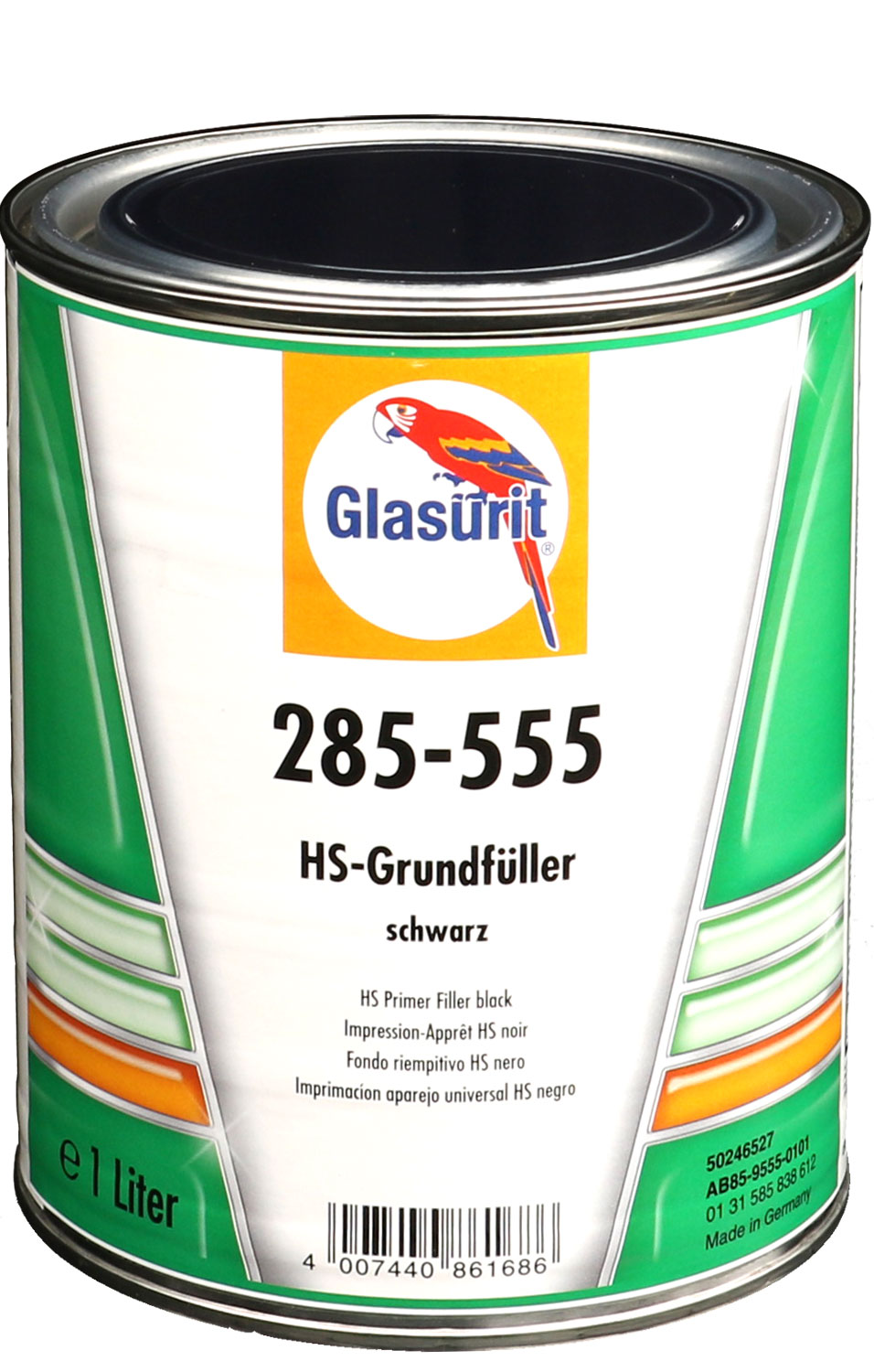 Glasurit HS-Grundierfüller 285-555 schwarz