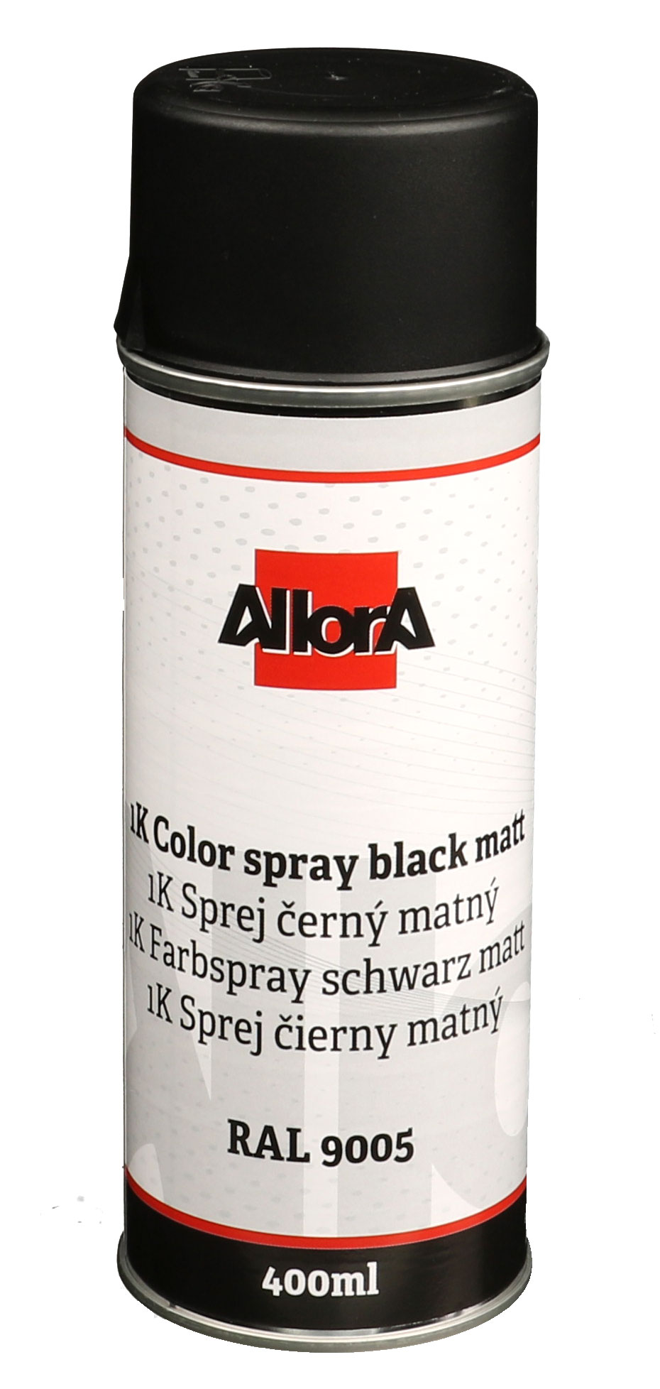 1K AllorA Spraydose Schwarz matt RAL 9005