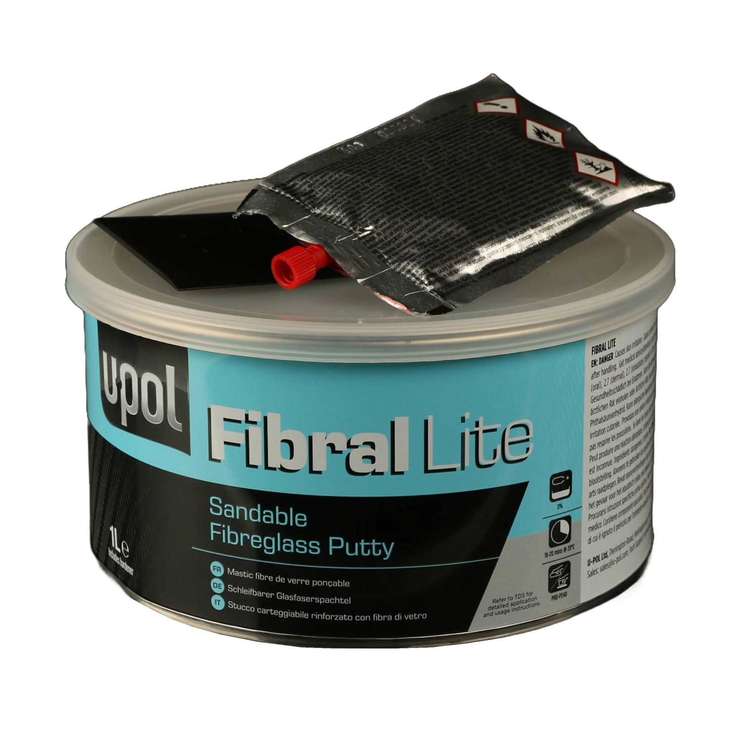 U-POL Fibral Lite Glasfaserpachtel hellgelb FIBLITE/2