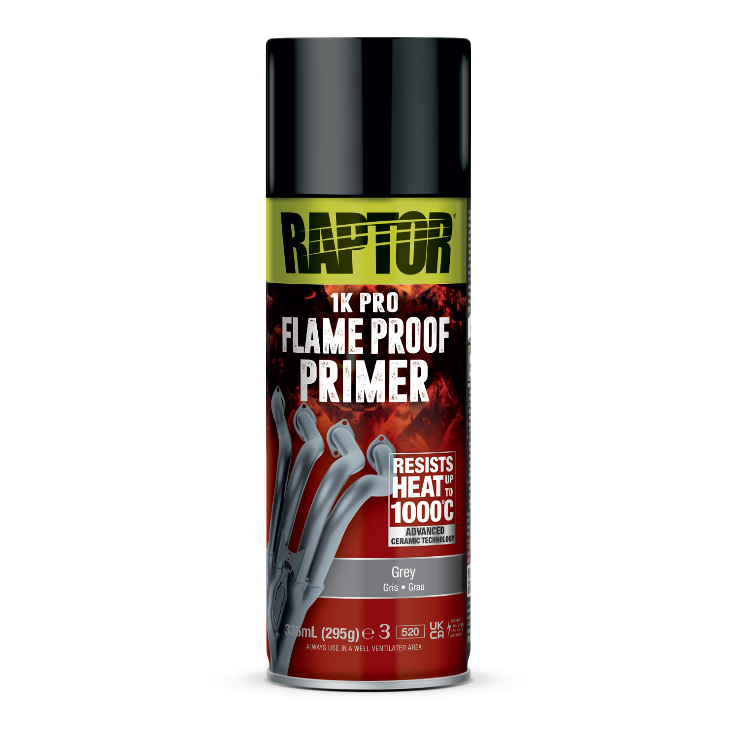 RAPTOR Flameproof Primer -Grundierung für Feuerfeste Sprays 1000°C