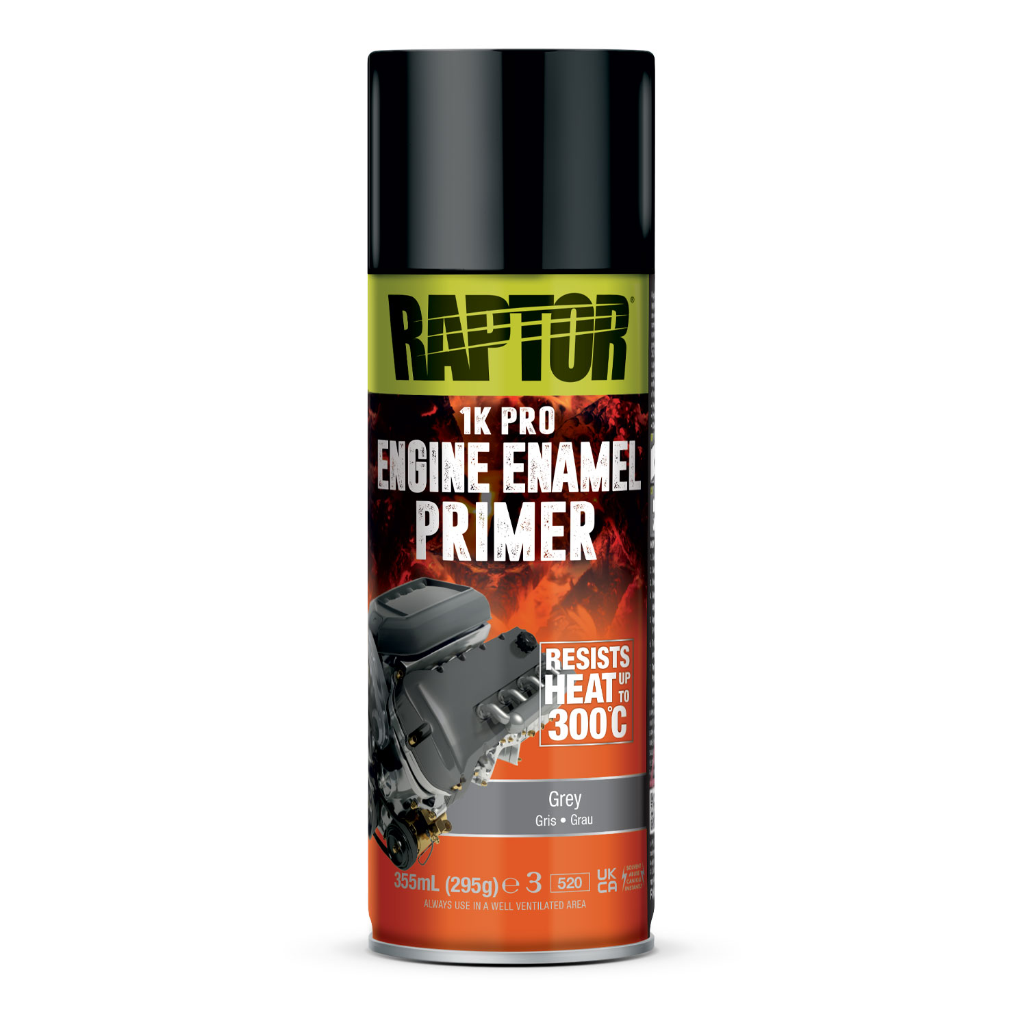 RAPTOR Engine Enamel Primer - Grundierung für Motorlack grau