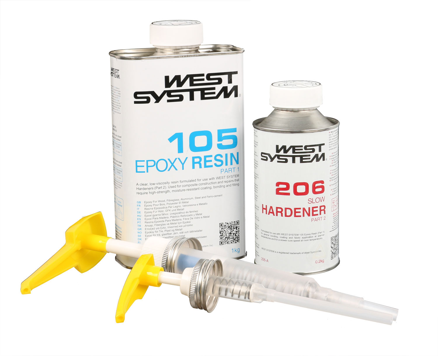 WEST SYSTEM Epoxidharz 105 A-Pack  + Minipumpenset 301-5A