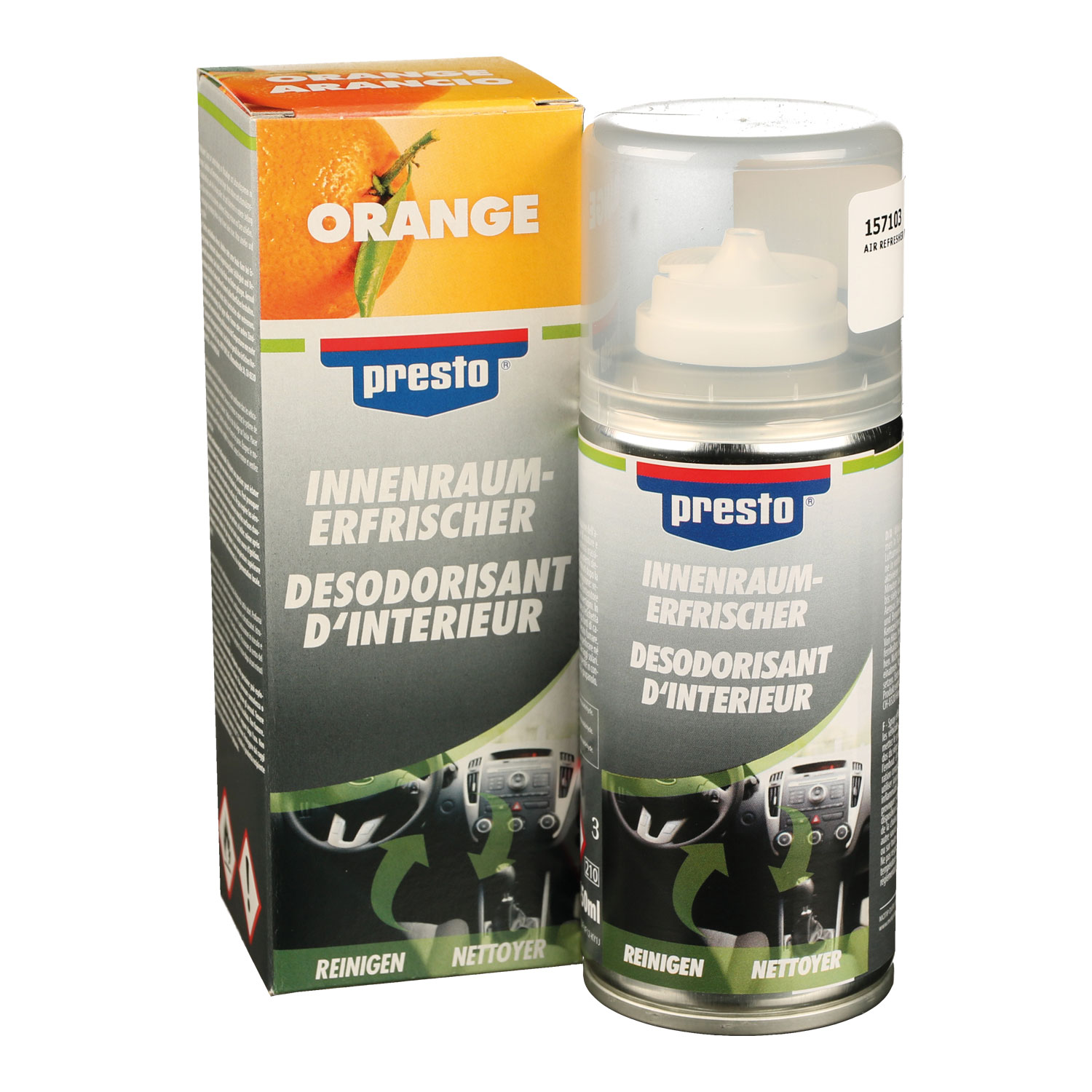Presto Innenraum-Erfrischer Spray Orange