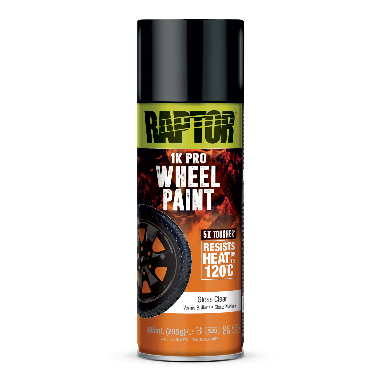 RAPTOR Wheel Paint Felgenlack 120°C verschiedene Farben