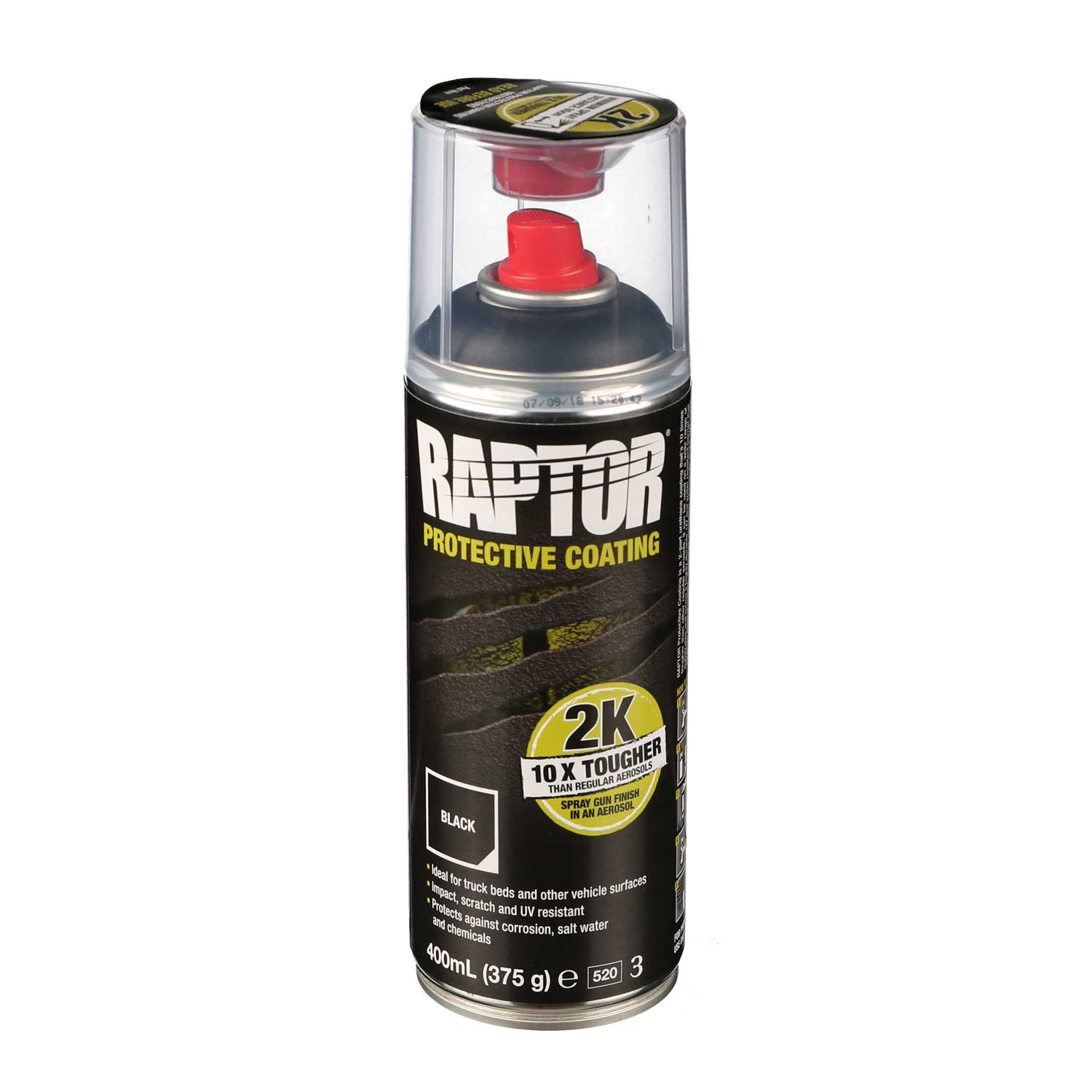 U-POL RAPTOR 2K-Spray - schwarz