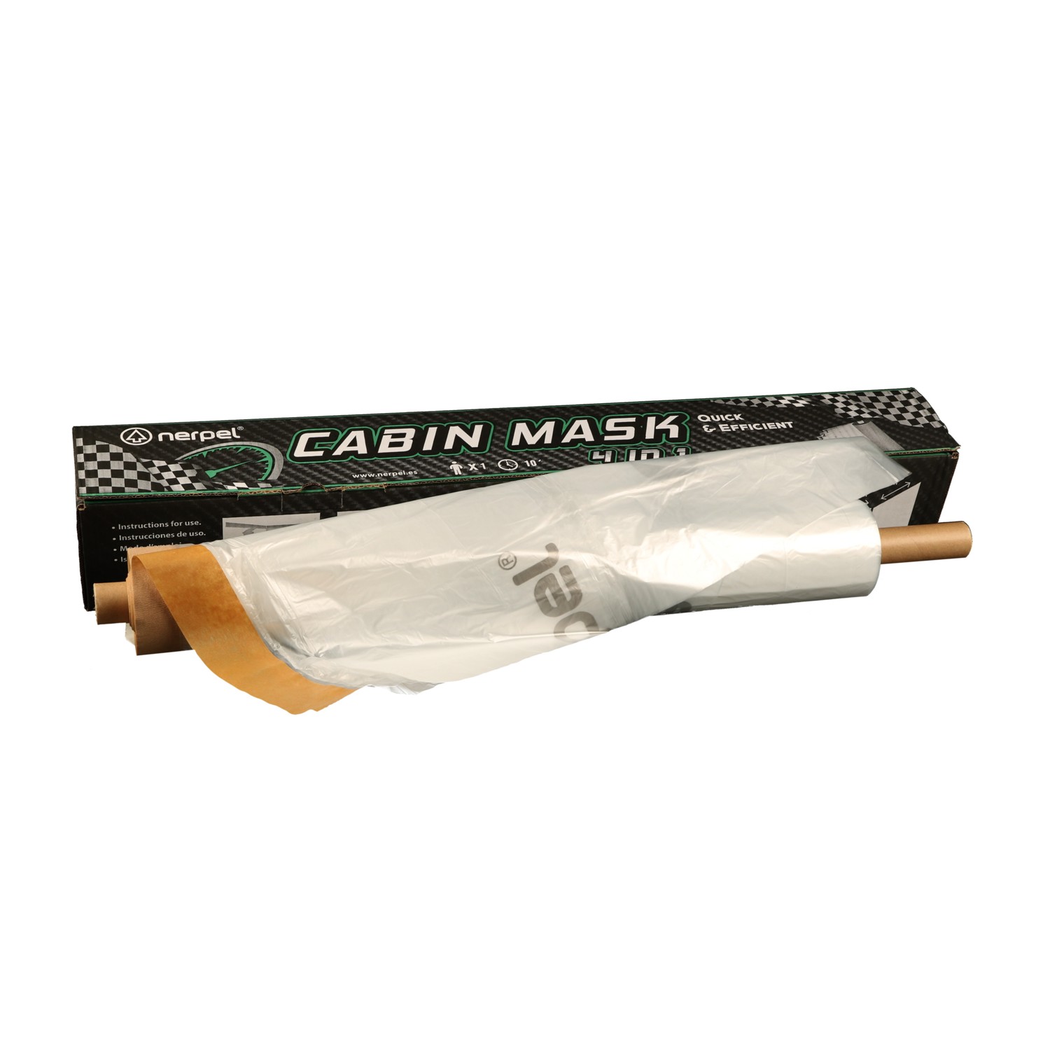 Kabinenschutzfolie 4-lagig 18 m x 2,40m
