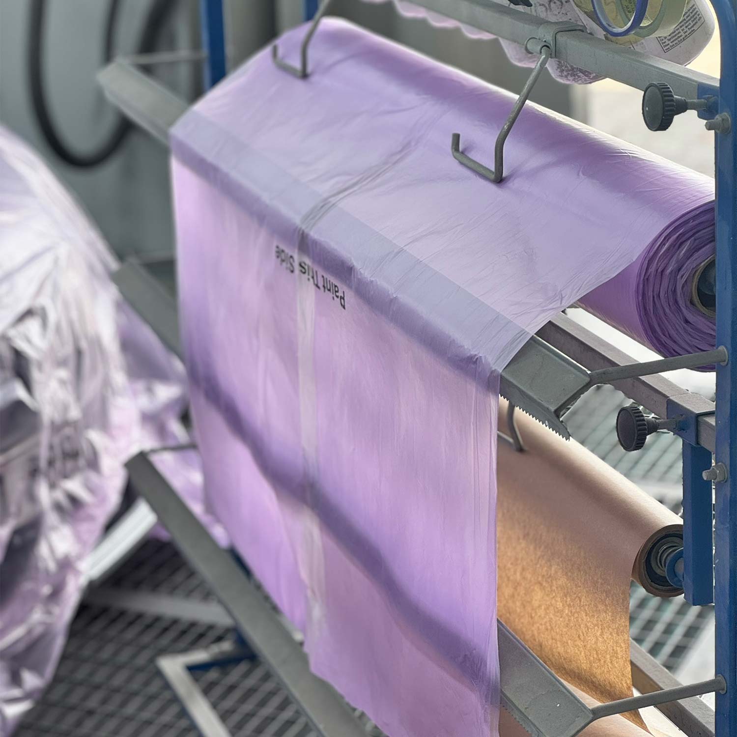 AllorA Lackierschutzfolie HDPE Lila 10 my Spenderkarton